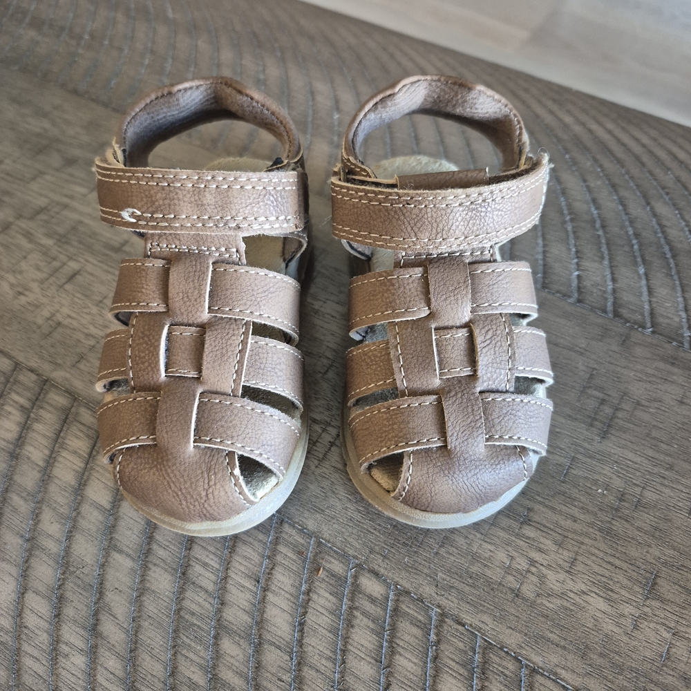 Brown Kids Sandals